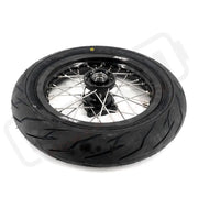 KKE Rawrr Mantis X 2024-2025 1.85*12’‘ & 2.15*12’‘ E-Bike Mini Wheels Kit with Tires Fit Black - Motorcycle Rims &