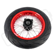 KKE Rawrr Mantis X 2024-2025 1.85*12’‘ & 2.15*12’‘ E-Bike Mini Wheels Kit with Tires Red Rims Motorcycle Rims & Wheels
