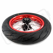 KKE Rawrr Mantis X 2024-2025 1.85*12’‘ & 2.15*12’‘ E-Bike Mini Wheels Kit with Tires Red Rims Motorcycle Rims & Wheels