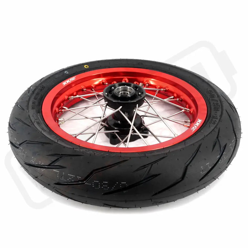 KKE Rawrr Mantis X 2024-2025 1.85*12’‘ & 2.15*12’‘ E-Bike Mini Wheels Kit with Tires Red Rims Motorcycle Rims & Wheels