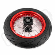 KKE Rawrr Mantis X 2024-2025 1.85*12’‘ & 2.15*12’‘ E-Bike Mini Wheels Kit with Tires Red Rims Motorcycle Rims & Wheels