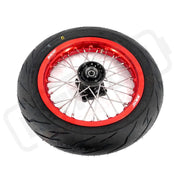 KKE Rawrr Mantis X 2024-2025 1.85*12’‘ & 2.15*12’‘ E-Bike Mini Wheels Kit with Tires Red Rims Motorcycle Rims & Wheels