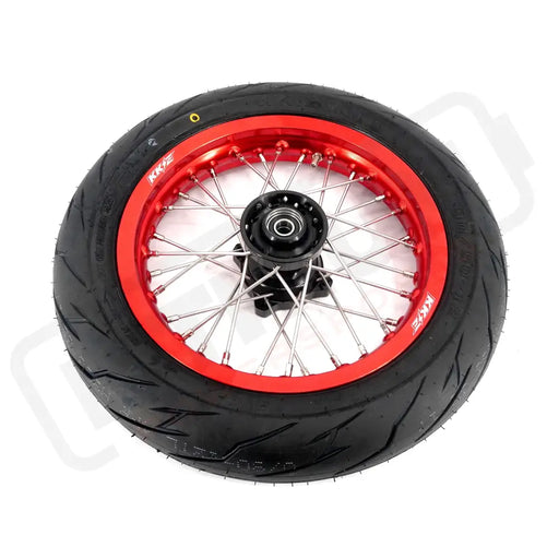 KKE Rawrr Mantis X 2024-2025 1.85*12’‘ & 2.15*12’‘ E-Bike Mini Wheels Kit with Tires Red Rims Motorcycle Rims & Wheels