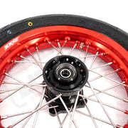 KKE Rawrr Mantis X 2024-2025 1.85*12’‘ & 2.15*12’‘ E-Bike Mini Wheels Kit with Tires Red Rims Motorcycle Rims & Wheels