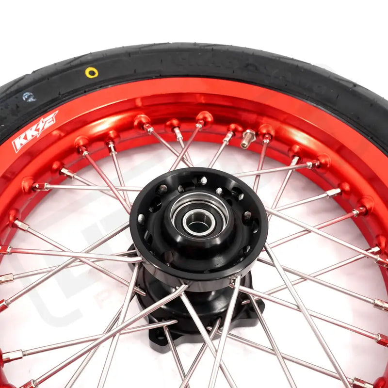 KKE Rawrr Mantis X 2024-2025 1.85*12’‘ & 2.15*12’‘ E-Bike Mini Wheels Kit with Tires Red Rims Motorcycle Rims & Wheels