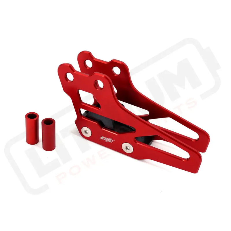 KKE Rear Chain Guard Fit Rawrr Mantis X Black and Red - E-Motor Parts