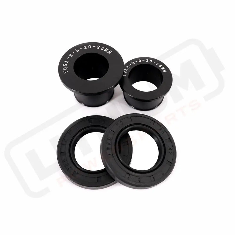 KKE Replacement Rear Billet Bushing Spacers Kit Fit Surron Ultra Bee 2023 - 2024 Black - Lithium Powersports