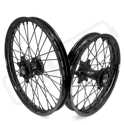KKE Stark Varg Enduro 1.6*21" & 2.15*18" CNC Hub Electric Dirtbike Alloy Wheels Rims All Black