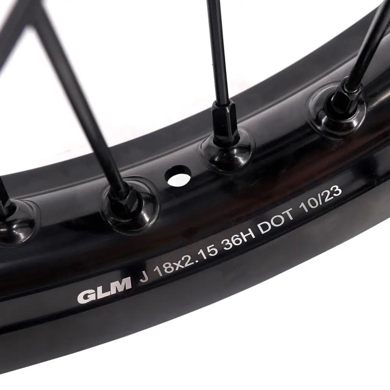 KKE Stark Varg Enduro 1.6*21’’ & 2.15*18’’ CNC Hub Electric Dirtbike Alloy Wheels Rims All Black
