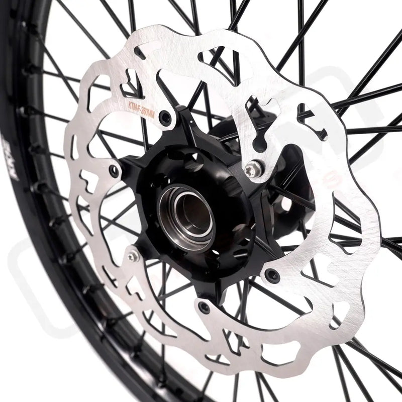 KKE Stark Varg Enduro 1.6*21’’ & 2.15*18’’ CNC Hub Electric Dirtbike Alloy Wheels Rims All Black