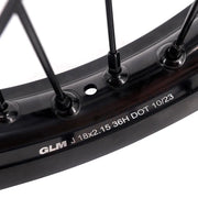 KKE Stark Varg Enduro 1.6*21’’ & 2.15*18’’ CNC Hub Electric Dirtbike Alloy Wheels Rims All Black