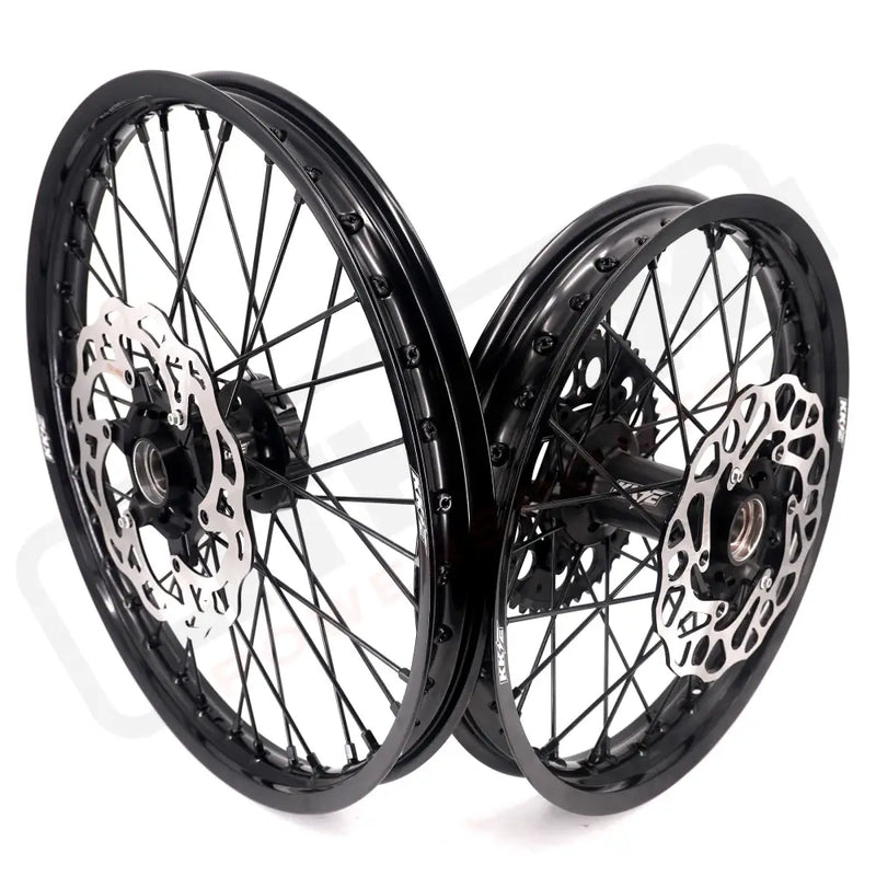 KKE Stark Varg Enduro 1.6*21’’ & 2.15*18’’ CNC Hub Electric Dirtbike Alloy Wheels Rims All Black