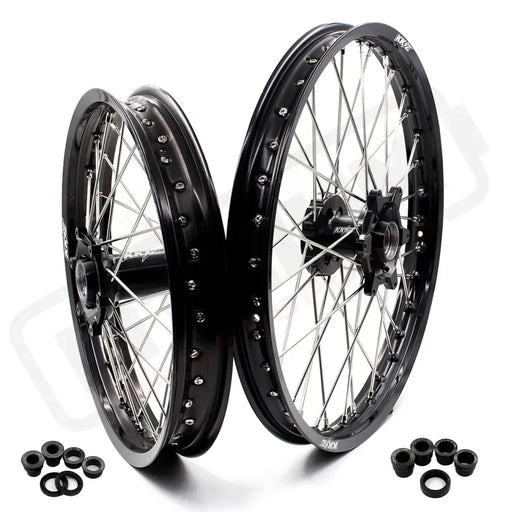 KKE Stark Varg Enduro 1.6*21’’ & 2.15*18’’ CNC Hub Electric Dirtbike Alloy Wheels Rims Black Hub