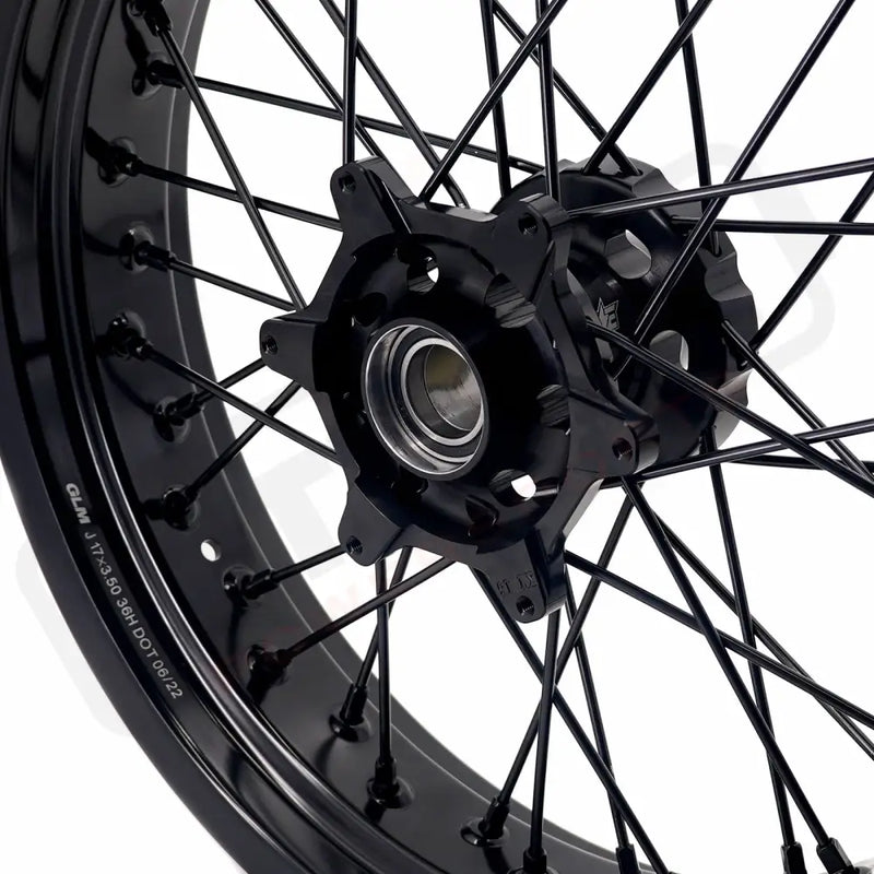 KKE Stark Varg MX & EX 3.5*17’’ & 4.25*17’’ Supermoto Wheels Rims Electric Dirt Bike All Black
