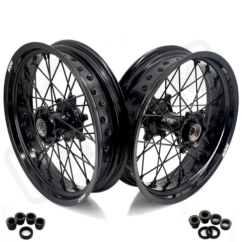 KKE Stark Varg MX & EX 3.5*17’’ & 4.25*17’’ Supermoto Wheels Rims Electric Dirt Bike All Black