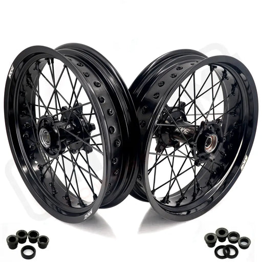 KKE Stark Varg MX & EX 3.5*17’’ & 4.25*17’’ Supermoto Wheels Rims Electric Dirt Bike All Black