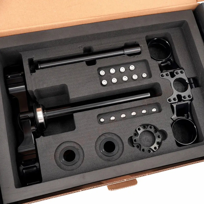 KKE Surron Light Bee Wide Drop Crown Triple Tree Clamp Kit KKE 35MM Front Suspension Fork