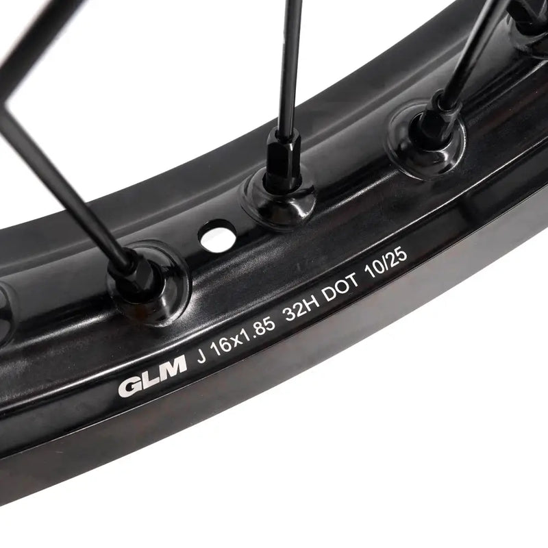 KKE Surron Light Bee X 2019-2025 1.6*19’’ & 1.85*16’’ New Style E-bike Wheels Rim Black - Motorcycle Rims & Wheels