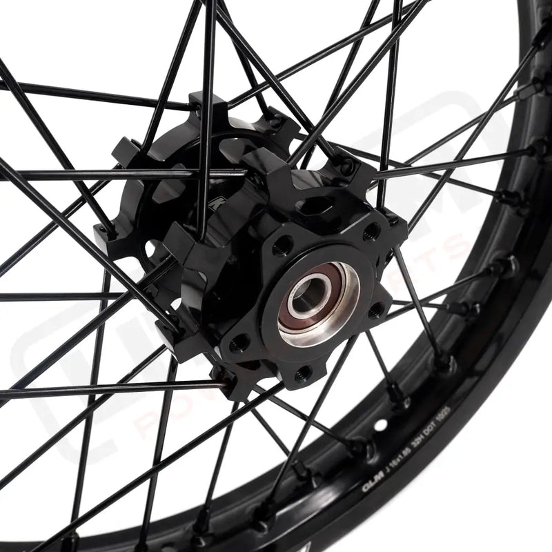 KKE Surron Light Bee X 2019-2025 1.6*19’’ & 1.85*16’’ New Style E-bike Wheels Rim Black - Motorcycle Rims & Wheels