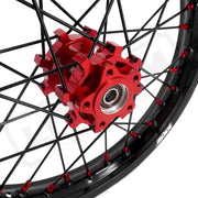KKE Surron Light Bee X 2019-2025 1.6*19’’ & 1.85*16’’ Wheels Rim Red Nipples - Motorcycle Rims & Wheels