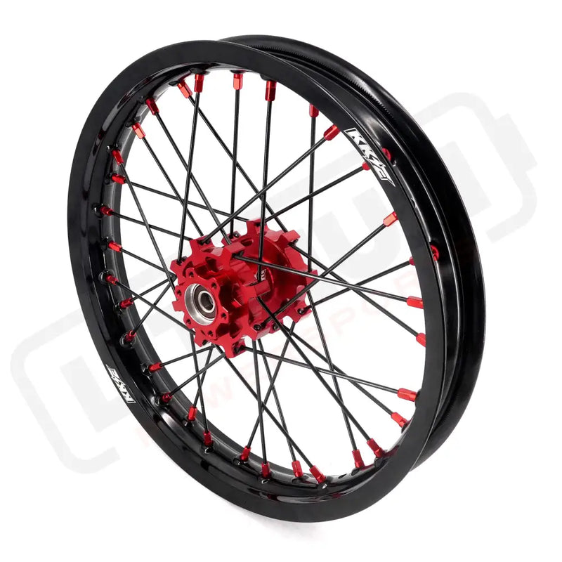 KKE Surron Light Bee X 2019-2025 1.6*19’’ & 1.85*16’’ Wheels Rim Red Nipples - Motorcycle Rims & Wheels