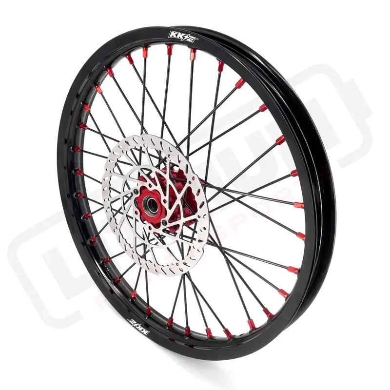 KKE Surron Light Bee X 2019-2025 1.6*19’’ & 1.85*16’’ Wheels Rim Red Nipples - Motorcycle Rims & Wheels