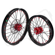 KKE Surron Light Bee X 2019-2025 1.6*19’’ & 1.85*16’’ Wheels Rim Red Nipples - Motorcycle Rims & Wheels