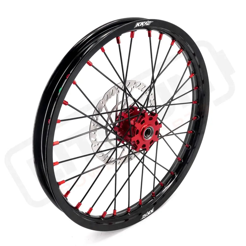 KKE Surron Light Bee X 2019-2025 1.6*19’’ & 1.85*16’’ Wheels Rim Red Nipples - Motorcycle Rims & Wheels