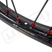 KKE Surron Light Bee X 2019-2025 1.6*19’’ & 1.85*16’’ Wheels Rim Red Nipples - Motorcycle Rims & Wheels