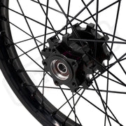 KKE Surron Light Bee X E-Ride Pro SS 1.6*21’’ & 1.85*18’’ E-bike Wheels - Black Hub, Black Rim, Black Nipple, Black