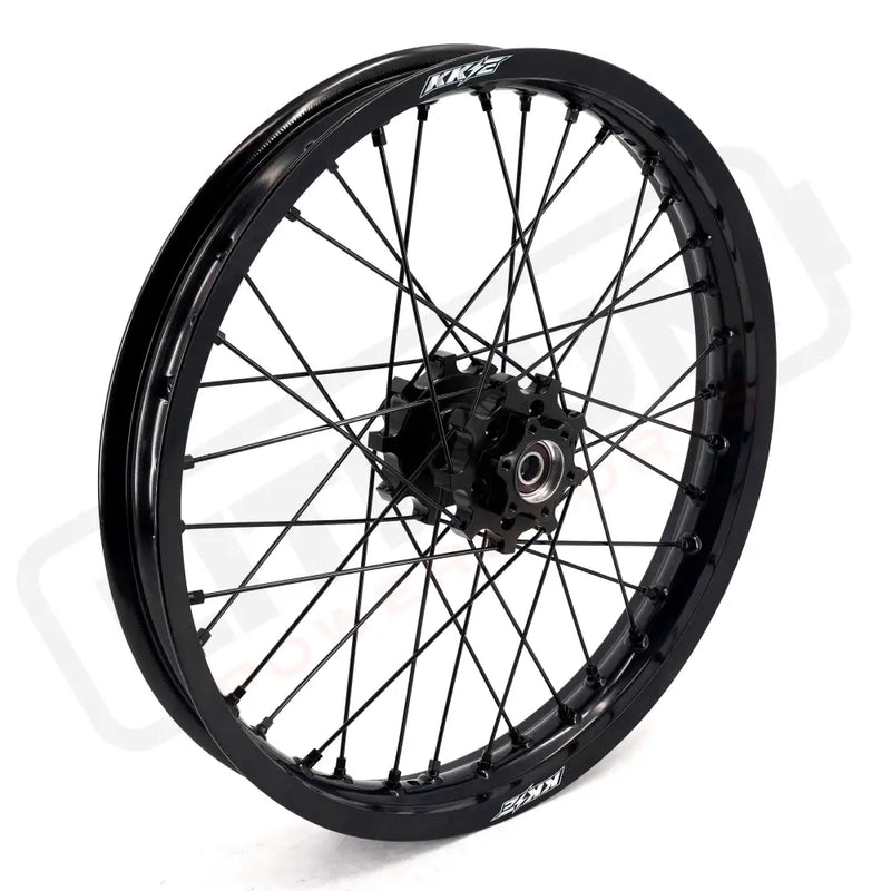 KKE Surron Light Bee X E-Ride Pro SS 1.6*21’’ & 1.85*18’’ E-bike Wheels - Black Hub, Black Rim, Black Nipple, Black