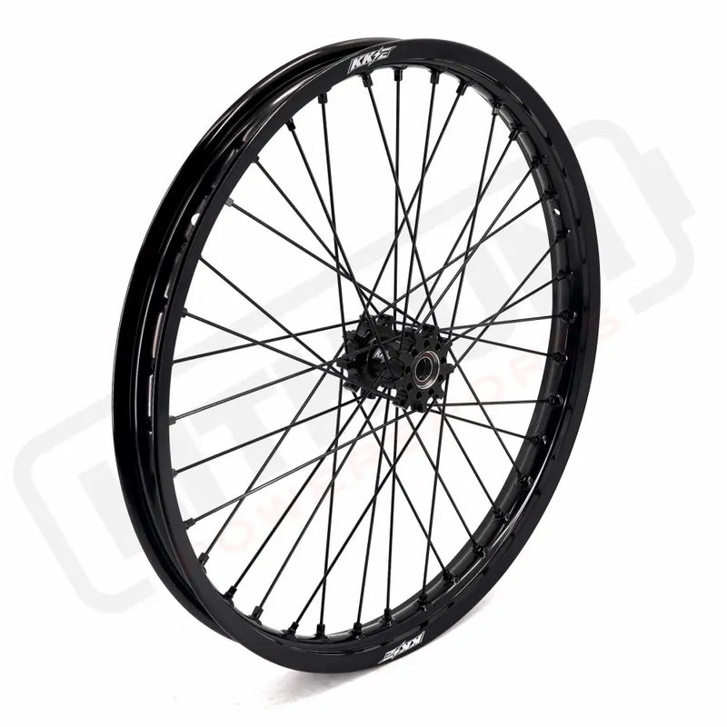 KKE Surron Light Bee X E-Ride Pro SS 1.6*21’’ & 1.85*18’’ E-bike Wheels - Black Hub, Black Rim, Black Nipple, Black