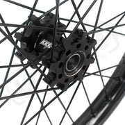 KKE Surron Light Bee X E-Ride Pro SS 1.6*21’’ & 1.85*18’’ E-bike Wheels - Black Hub, Black Rim, Black Nipple, Black