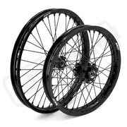 KKE Surron Light Bee X E-Ride Pro SS 1.6*21’’ & 1.85*18’’ E-bike Wheels - Black Hub, Black Rim, Black Nipple, Black