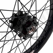 KKE Surron Light Bee X E-Ride Pro SS 1.6*21’’ & 1.85*18’’ E-bike Wheels - Black Hub, Black Rim, Black Nipple, Black