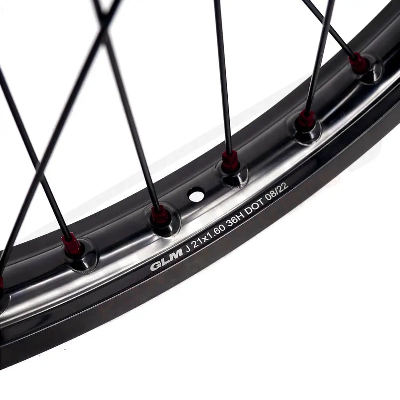 KKE Surron Light Bee X E-Ride Pro SS 1.6*21’’ & 1.85*18’’ E-bike Wheels - Black Hub, Black Rim, Black Nipple, Black