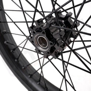 KKE Surron Light Bee X E-Ride Pro SS 2.15*17’’ & 2.5*17’’ E-bike Wheels - Black Hub, Black Rim, Black Nipple, Black
