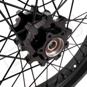 KKE Surron Light Bee X E-Ride Pro SS 2.15*17’’ & 2.5*17’’ E-bike Wheels - Black Hub, Black Rim, Black Nipple, Black