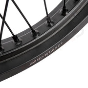 KKE Surron Light Bee X E-Ride Pro SS 2.15*17’’ & 2.5*17’’ E-bike Wheels - Black Hub, Black Rim, Black Nipple, Black