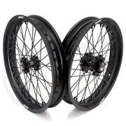 KKE Surron Light Bee X E-Ride Pro SS 2.15*17’’ & 2.5*17’’ E-bike Wheels - Black Hub, Black Rim, Black Nipple, Black