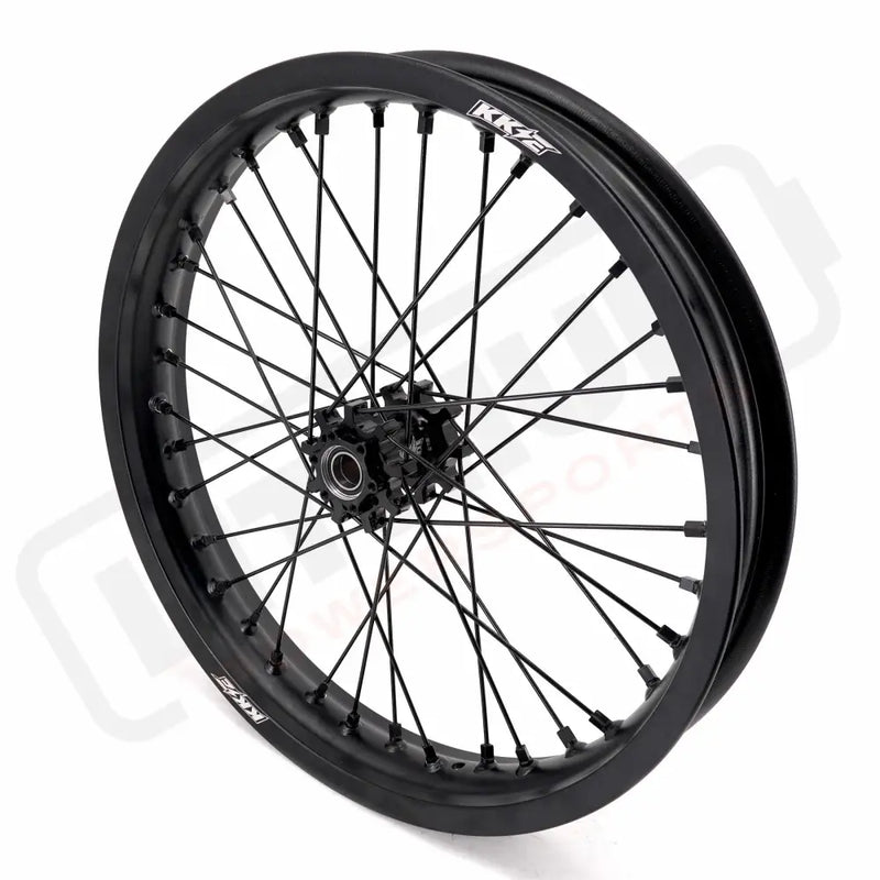 KKE Surron Light Bee X E-Ride Pro SS 2.15*17’’ & 2.5*17’’ E-bike Wheels - Black Hub, Black Rim, Black Nipple, Black