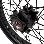 KKE Surron Light Bee X E-Ride Pro SS 2.15*17’’ & 2.5*17’’ E-bike Wheels - Black Hub, Black Rim, Black Nipple, Black