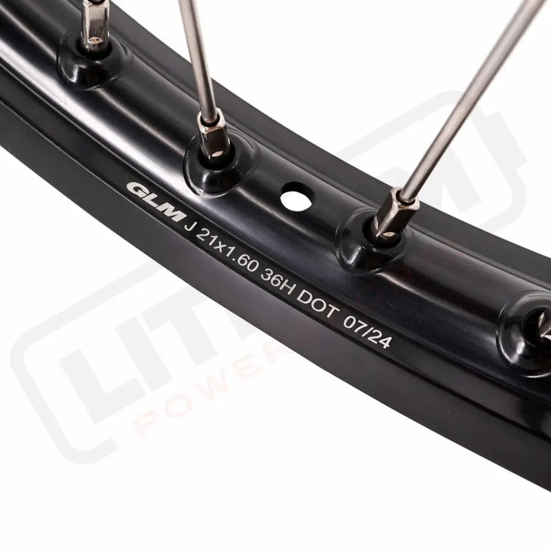 KKE Surron Ultra Bee 2023-2025 1.6*21’’ Silver Nipples & Silver Spokes - Motorcycle Rims & Wheels