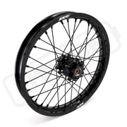 KKE Talaria Sting MX3 / R MX4 21’’ 18’’ E-Bike Spoked Wheels - Black Hub, Black Rim, Black Nipple, Black Spoke