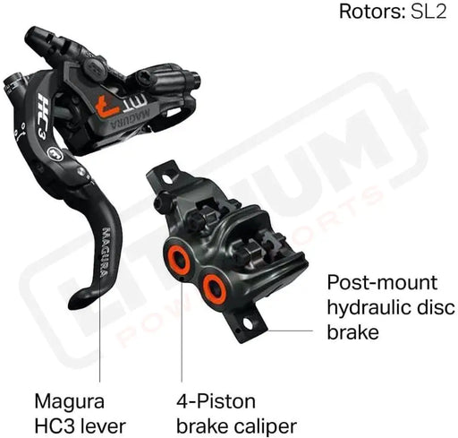 Magura MT7 HC3 Brakes Surron X Talaria Sting Segway X260 — Lithium Magura MT7 HC3 Brakes Surron X Talaria Sting Segway X260 — Lithium