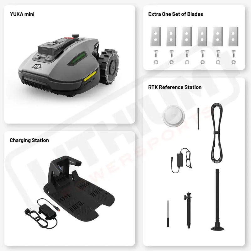 Mammotion LUBA 2 AWD Full Coverage Bundle Lawn Mower