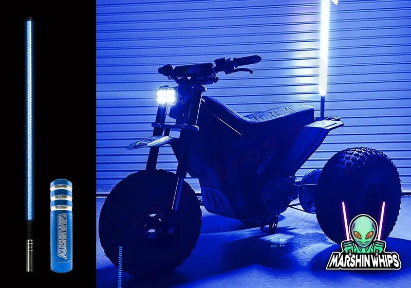 Marshin Whip Kit - Game Changer BLUE - Lithium Powersports