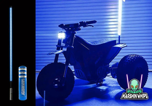 Marshin Whip Kit - Game Changer BLUE - Lithium Powersports