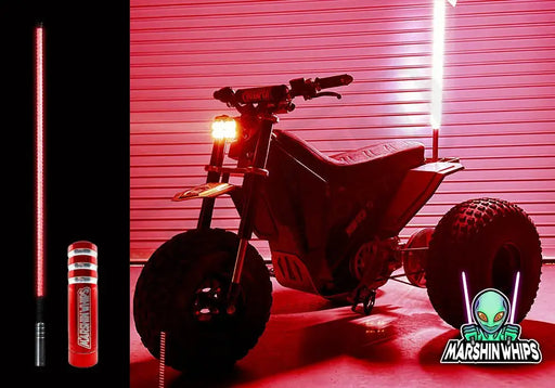 Marshin Whip Kit - Game Changer RED - Lithium Powersports
