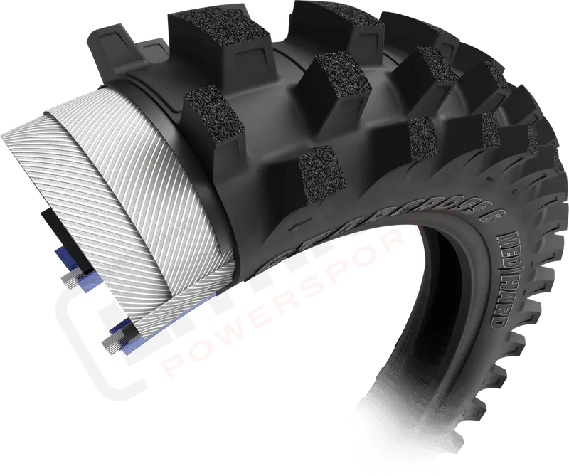 MICHELIN TIRE STARCROSS 6 MEDIUM HARD REAR 110/100-18 64M TT - Lithium Powersports